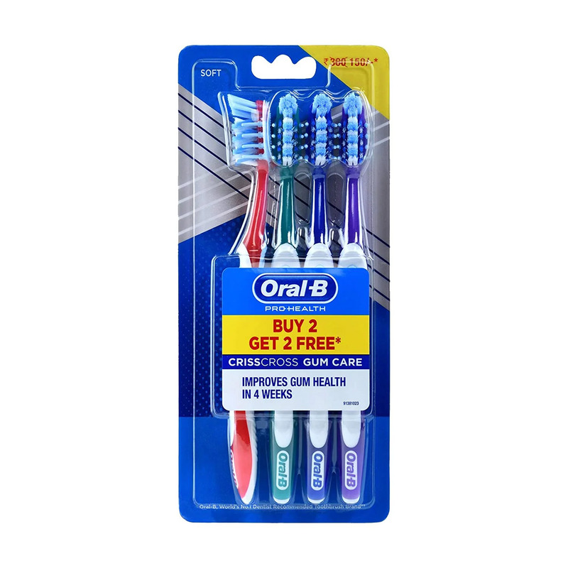 Oral-B Pro-Health Gum Care Soft Toothbrush (Buy 2 Get 2 Free)