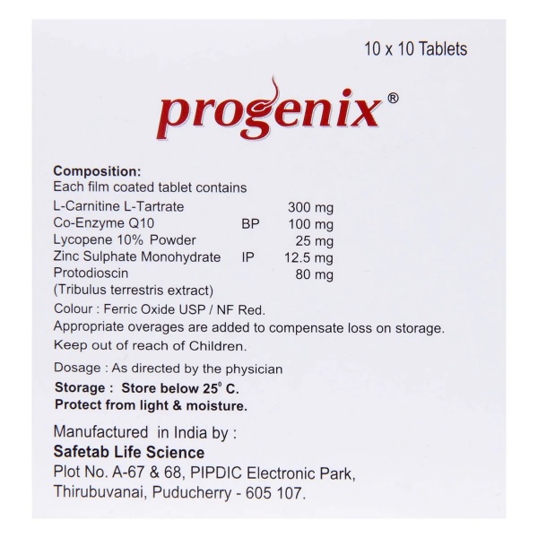 Progenix Tablet (Strip of 10)