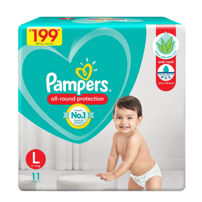 Pampers Pant Style Diapers Large (Pack of 11)