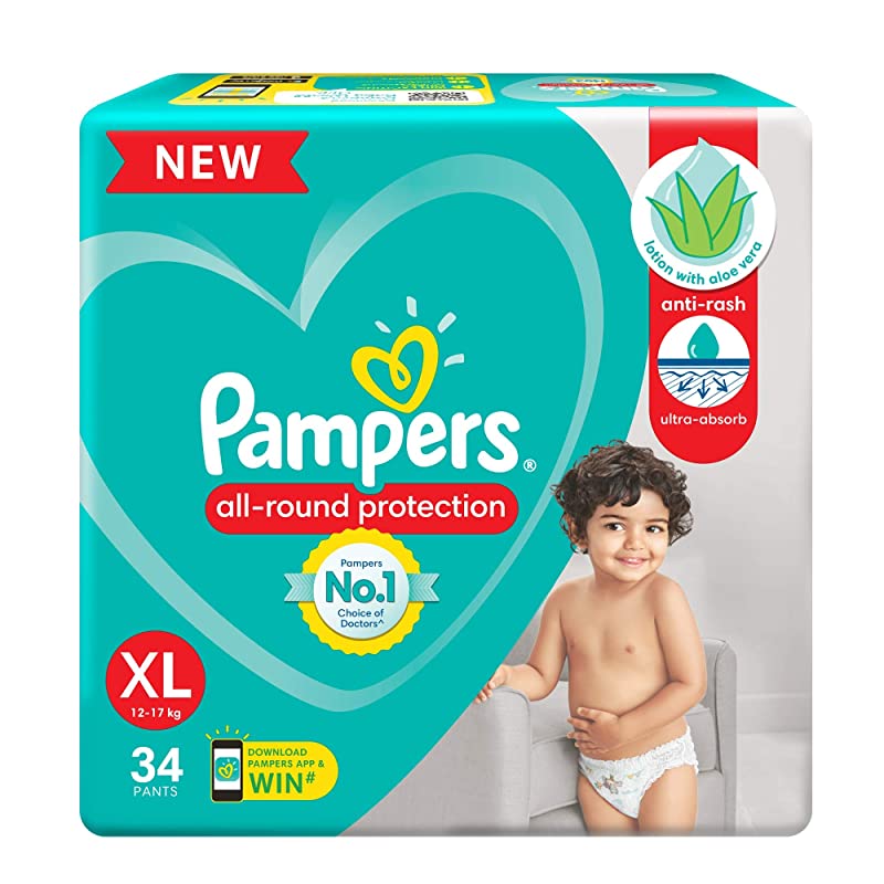 Pampers Diaper Pants Extra Large XL (Pack of 34)