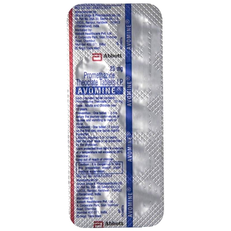 Avomine Tablet 10's