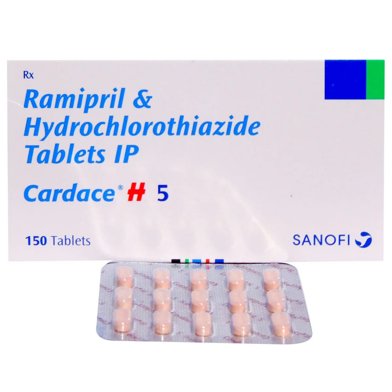 Cardace H 5 Tablet (Strip of 15) for treatment of high blood pressure