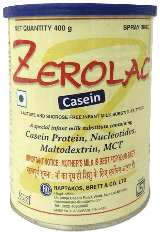 Zerolac Casein Powder 400g infant milk substitute