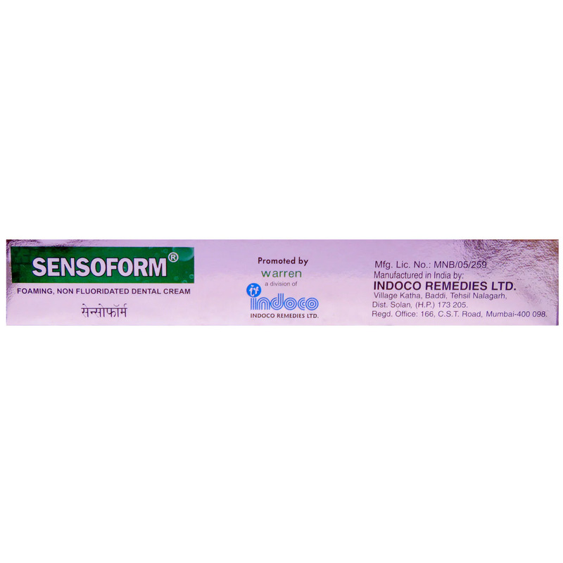Sensoform Medicated Dental Cream 100g