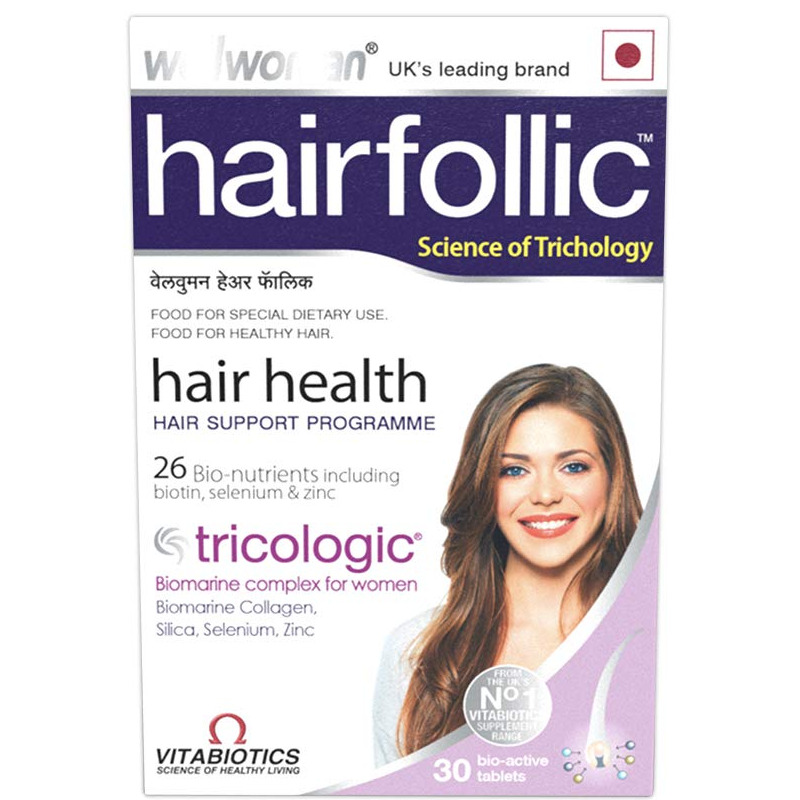 Wellwoman Hairfollic Tablet (Box of 30) Hair Supplement