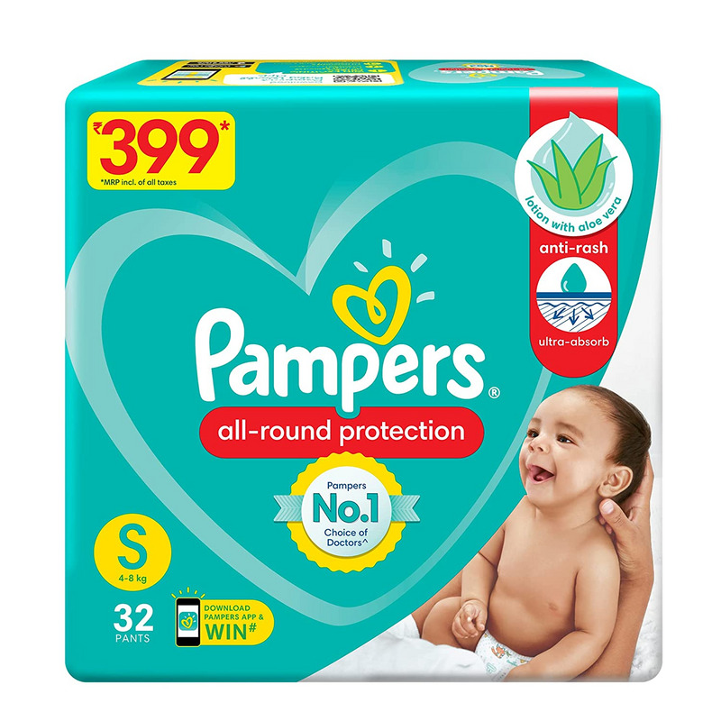 Pampers Diaper Pants Small 32's