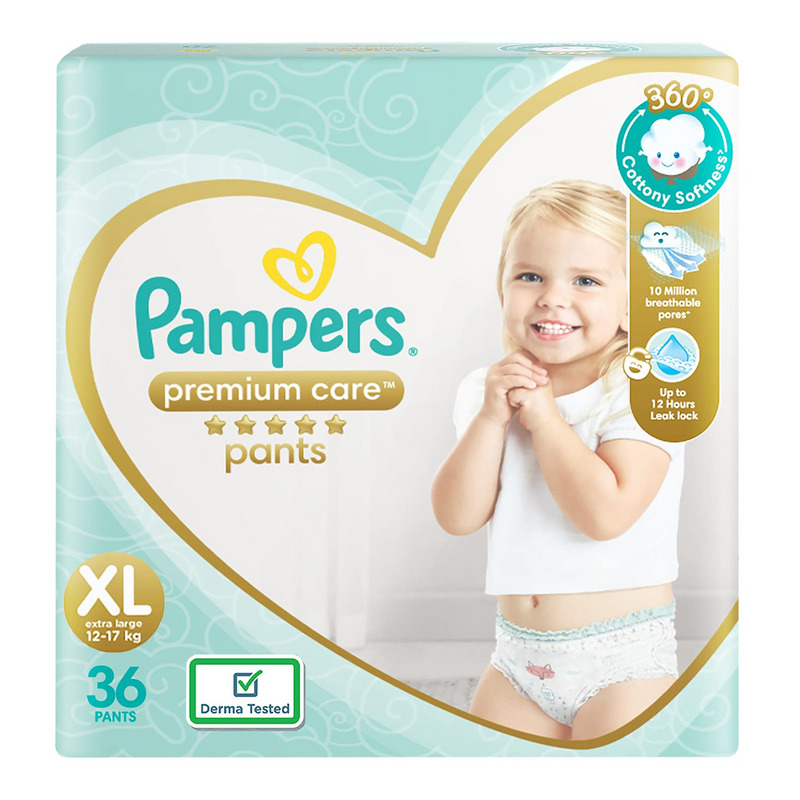 Pampers Premium Care Pant Style Diapers XL 36's