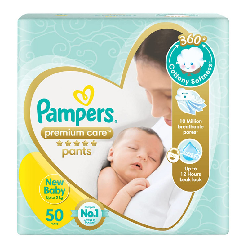 Buy Pampers Premium Care Pants S (4-8 kg) Pack Of 46 Online | Flipkart  Health+ (SastaSundar)