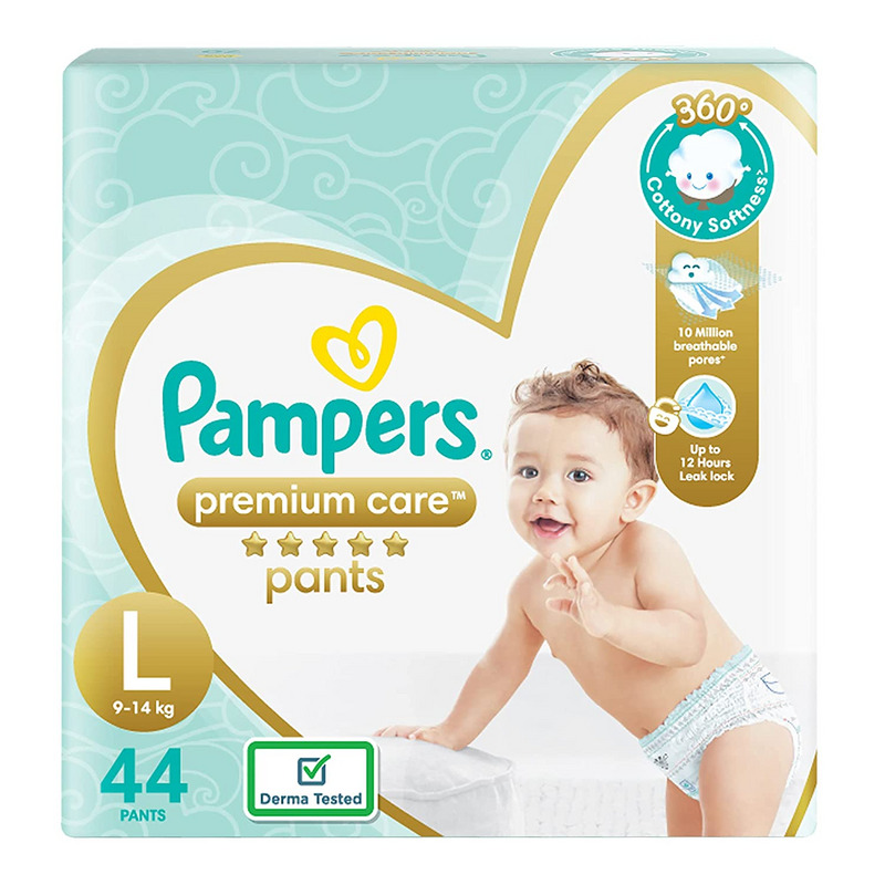 Pampers Premium Care Pant Style Diapers Large 44's