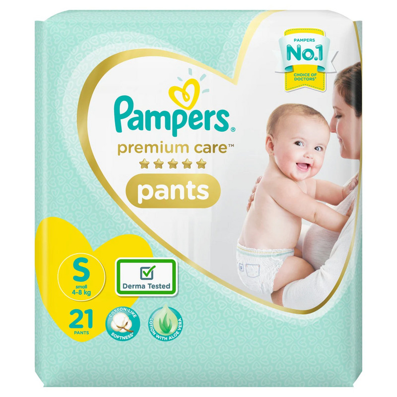 Pampers Premium Care Pant Style Diapers Small 21's