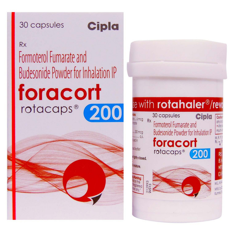 Foracort 200 Rotacaps 30's