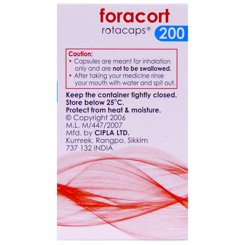 Foracort 200 Rotacaps 30's