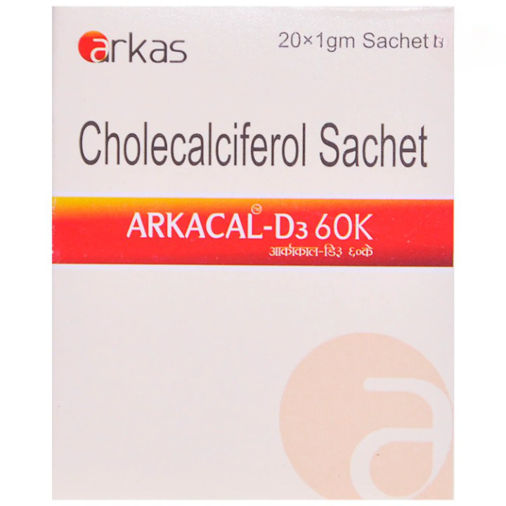 Arkacal D3 60K Sachet 1g