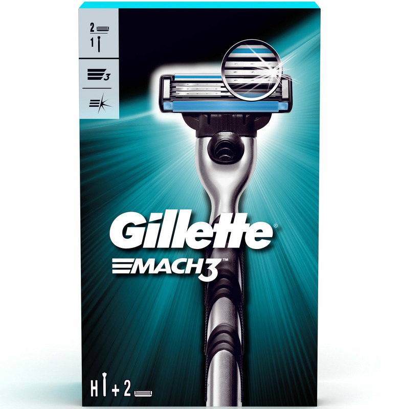 Gillette Mach3 Shaving Razor with 1 Blade Cartridge (1 Kit)