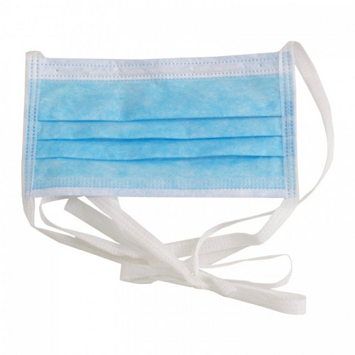 Surgical Face Mask (3 Ply Tie-on, Disposable)