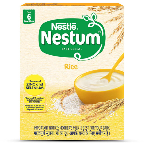 Nestle Nestum Rice Baby Cereal 300g Refill Pack (after 6 months)