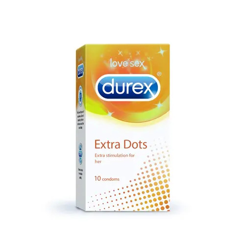 Durex Extra Dots Condoms 10's