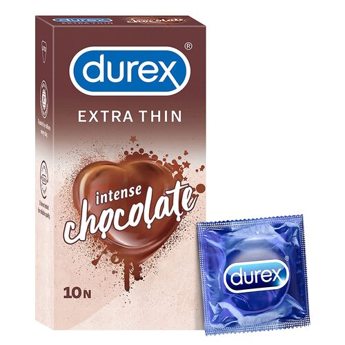 Durex Extra Thin Intense Chocolate Flavoured Condoms 10's