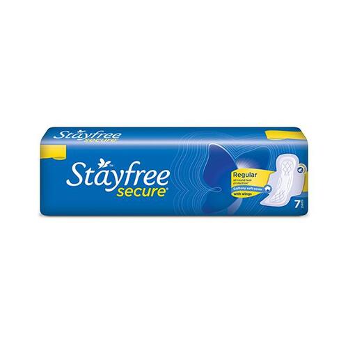 Stayfree Secure Regular Cottony Soft Sanitary Pads 7's