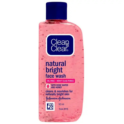 Clean & Clear Natural Bright Face Wash 50ml