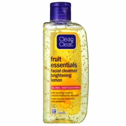 Clean & Clear Brightening Lemon Fruit Essentials Facial Cleanser 50ml