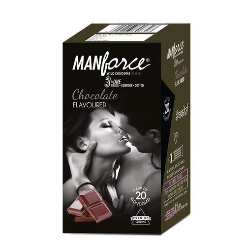 Manforce Chocolate Wild Condoms 20's