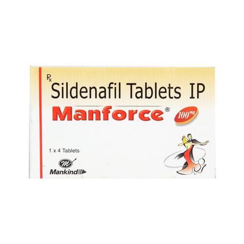 Manforce 100mg Tablet 4's