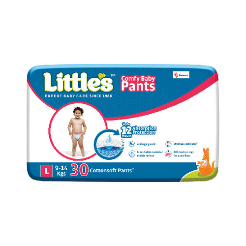 Little's Comfy Baby Pants Diapers Large 30's