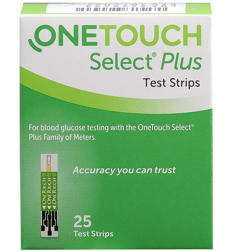 OneTouch Select Plus Test Strips 25's