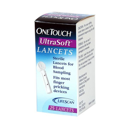 OneTouch Ultrasoft Lancets 25's