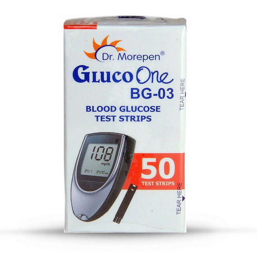 Dr. Morepen Gluco One BG-03 Glucose Test Strips 50's