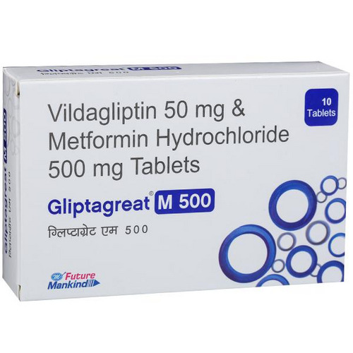 Gliptagreat M 500 Tablet 10's