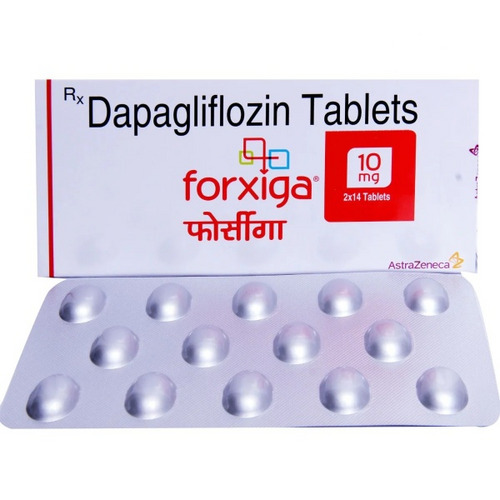 Forxiga 10mg Tablet 14's used for the treatment of type 2 diabetes mellitus