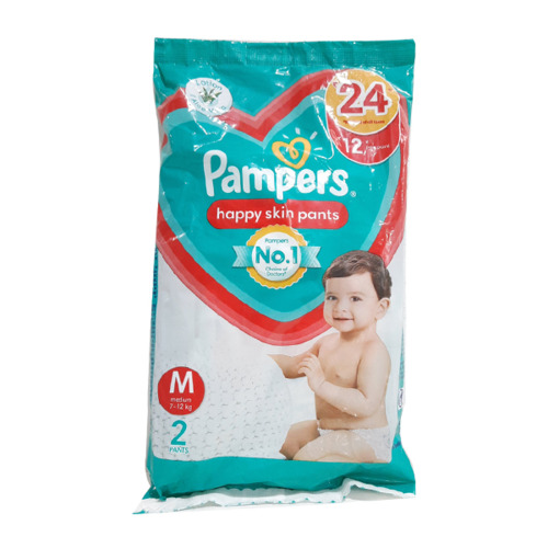 Pampers Happy Skin Diaper Pants Medium 2's