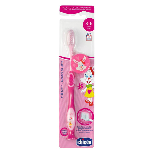 Chicco Pink Toothbrush (3 to 6 years)