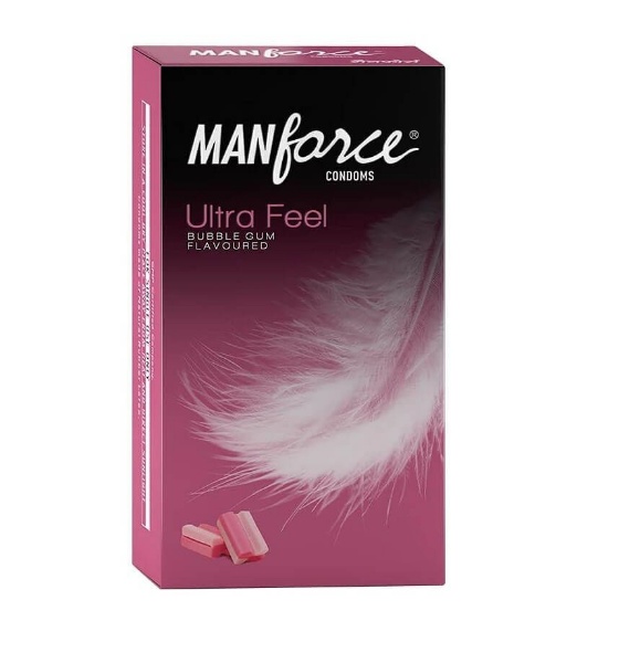 Manforce Ultra Feel Bubblegum Condoms 3's