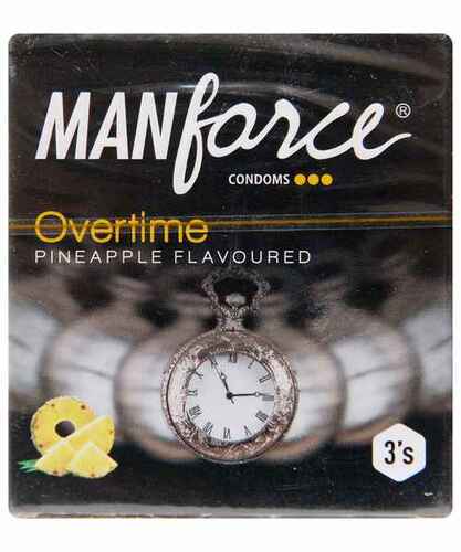 Manforce Overtime Pineapple Condoms 3's