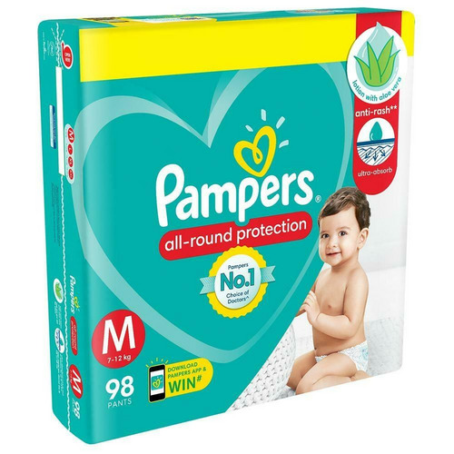 Pampers All Round Protection Diaper Pants Medium 98's