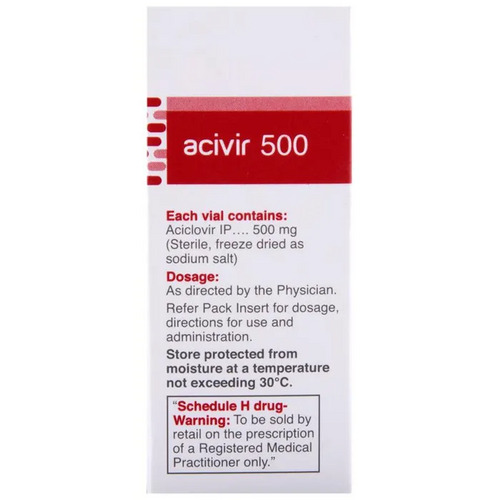 Acivir 500 Infusion (1 Vial)