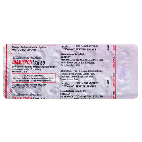 Diamicron XR 60 Tablet