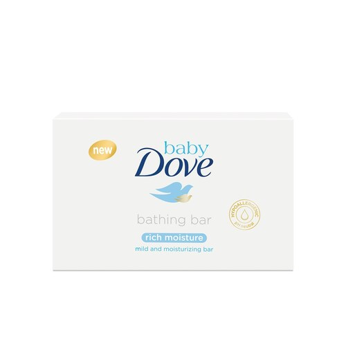 Baby Dove Rich Moisture Baby Bathing Soap 75g (Pack of 3)