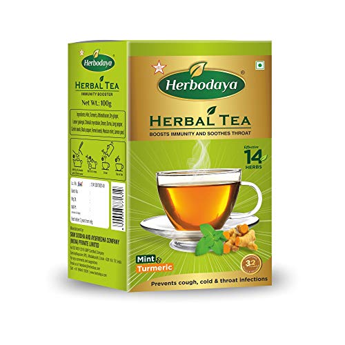 Herbodaya Mint & Turmeric Herbal Tea 100g