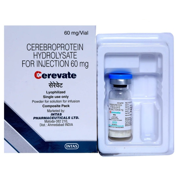 Cerevate 60mg Injection (1 Vial)