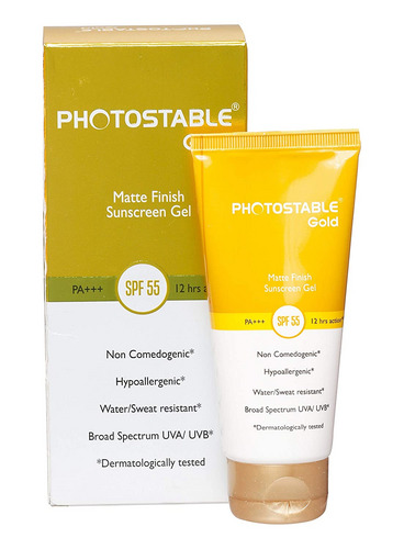 Photostable Gold SPF-55 Sunscreen Gel 50g