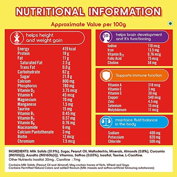 Complan Kesar Badam Nutrition Drink 200g (Jar)