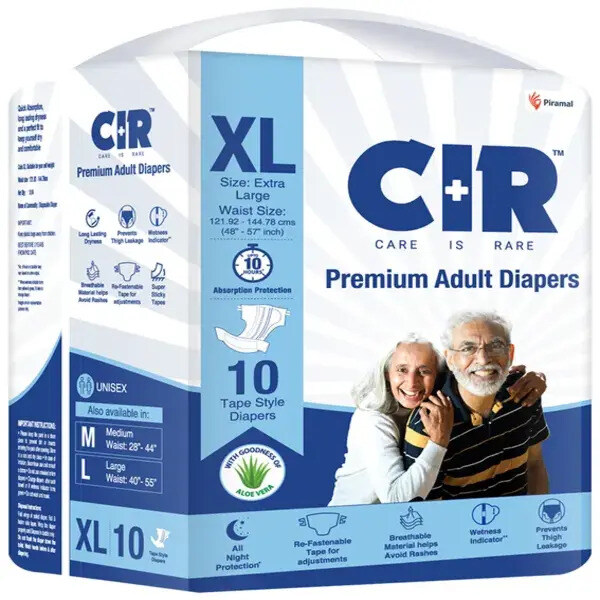 CIR Premium Adult Diapers XL 10's