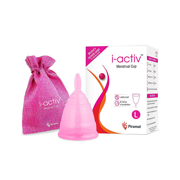 i-activ Menstrual Cup for Women (L)