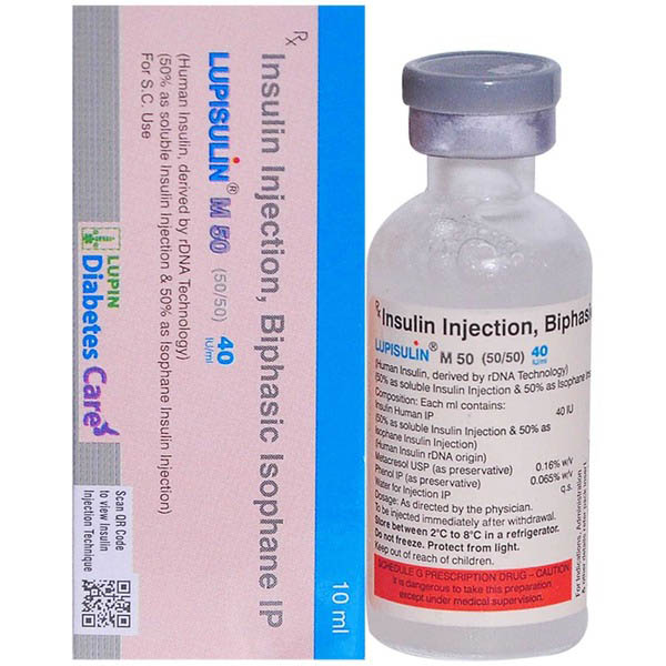 Lupisulin M 50 40IU/ml Injection 10ml