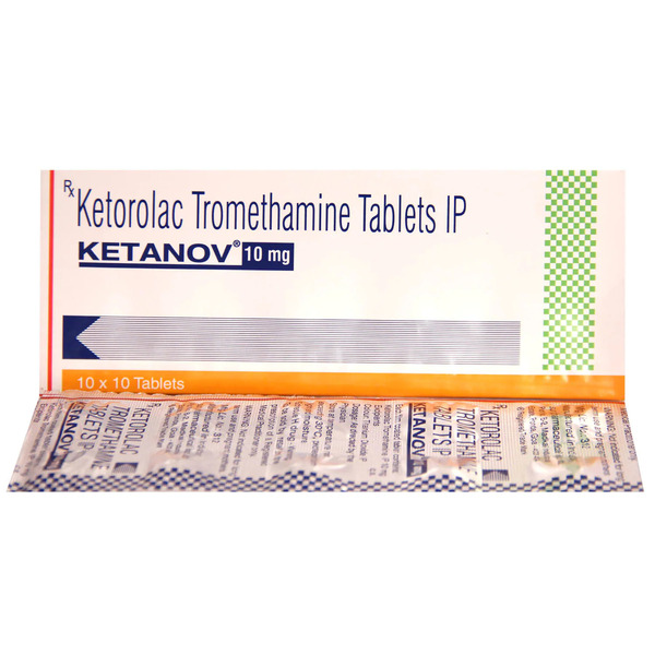 Ketanov 10mg Tablet 10's | Check Price, Uses, Side Effects, Substitutes