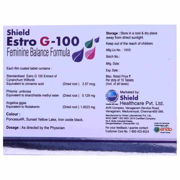 Estro G 100 Tablet 15's